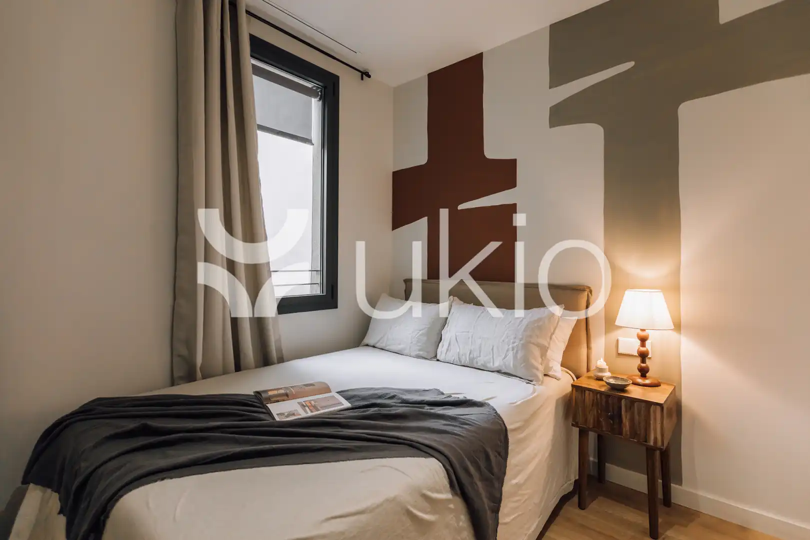 Bedroom of Apartments for rent in Barcelona  with Air Conditioner, Heating and Terrace