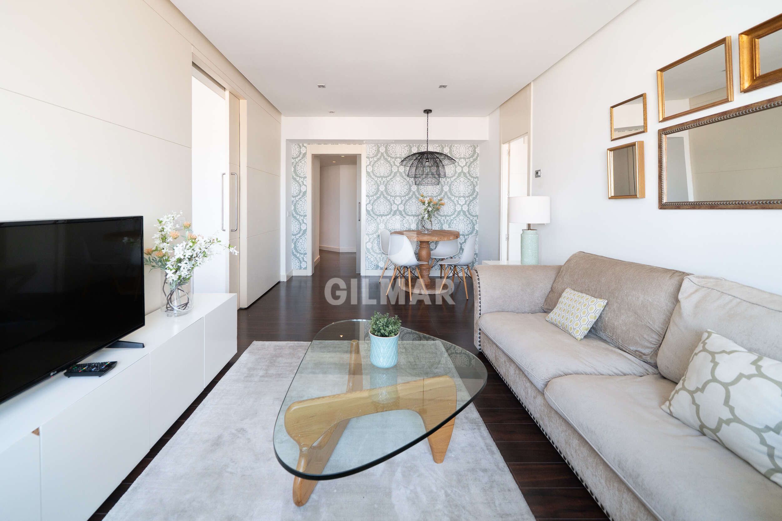 Living room of Flat for sale in  Madrid Capital  with Heating and Swimming Pool