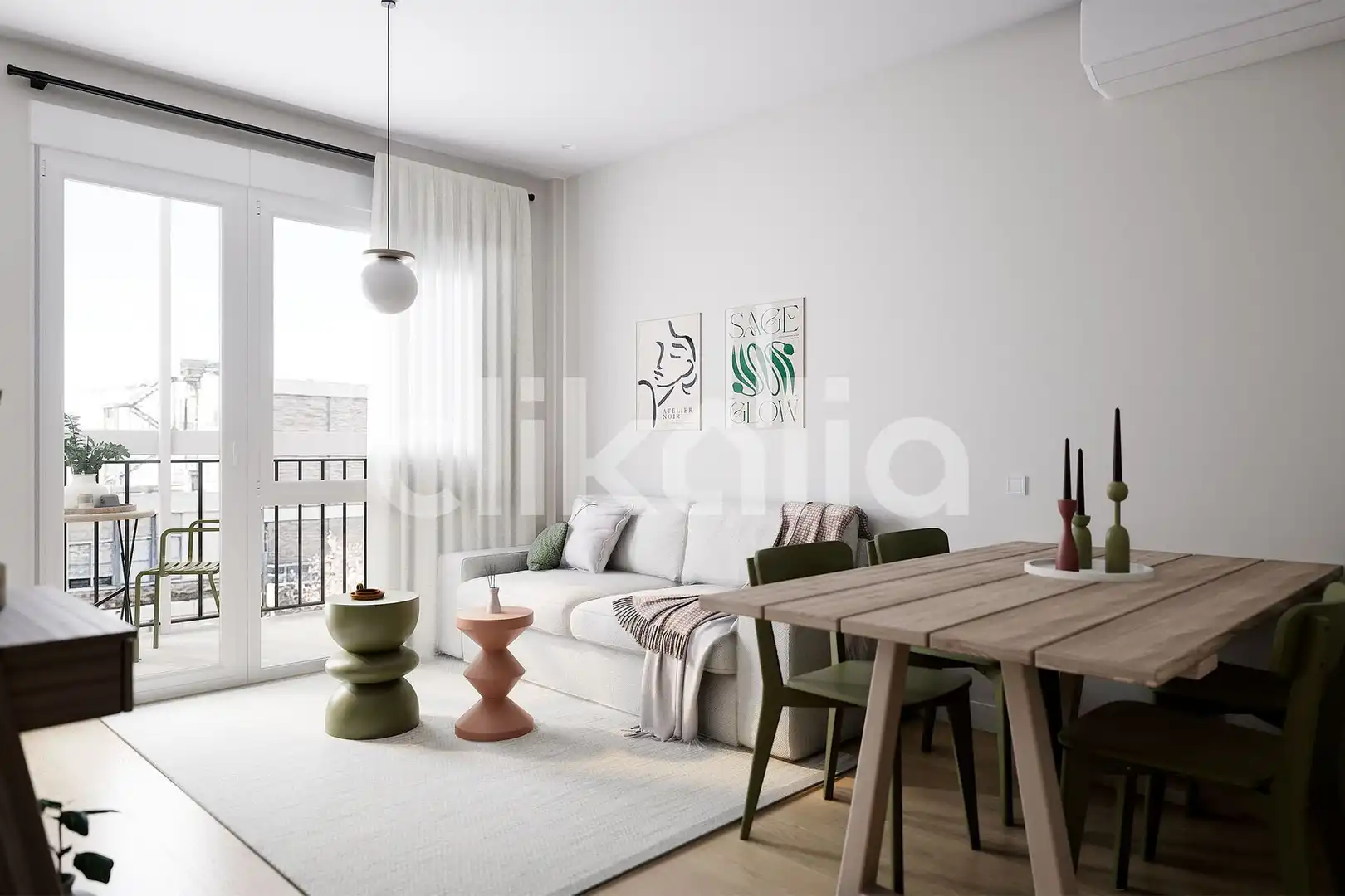 Sala de estar de Piso en venta en Sevilla con Aire acondicionado y Terraza