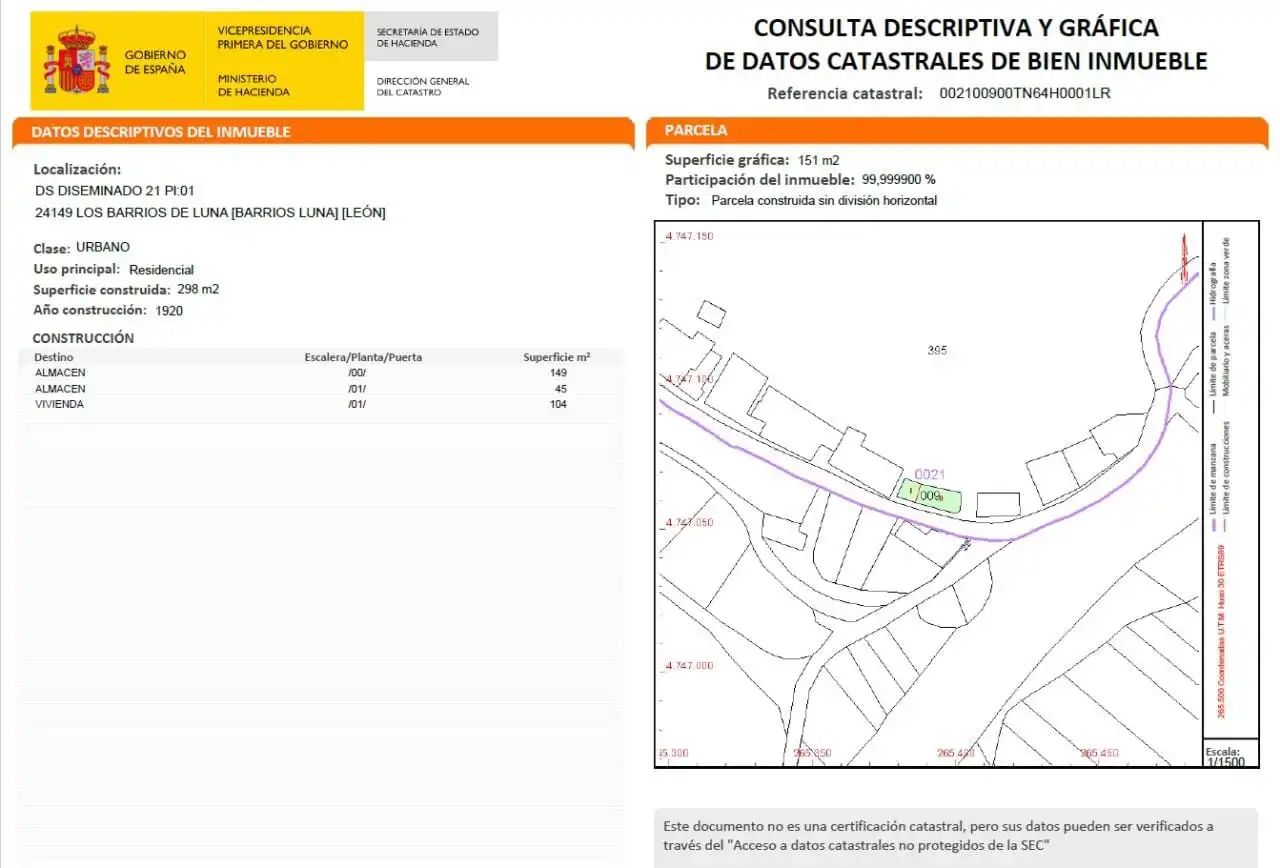 Houses for sale in Los Barrios de Luna 