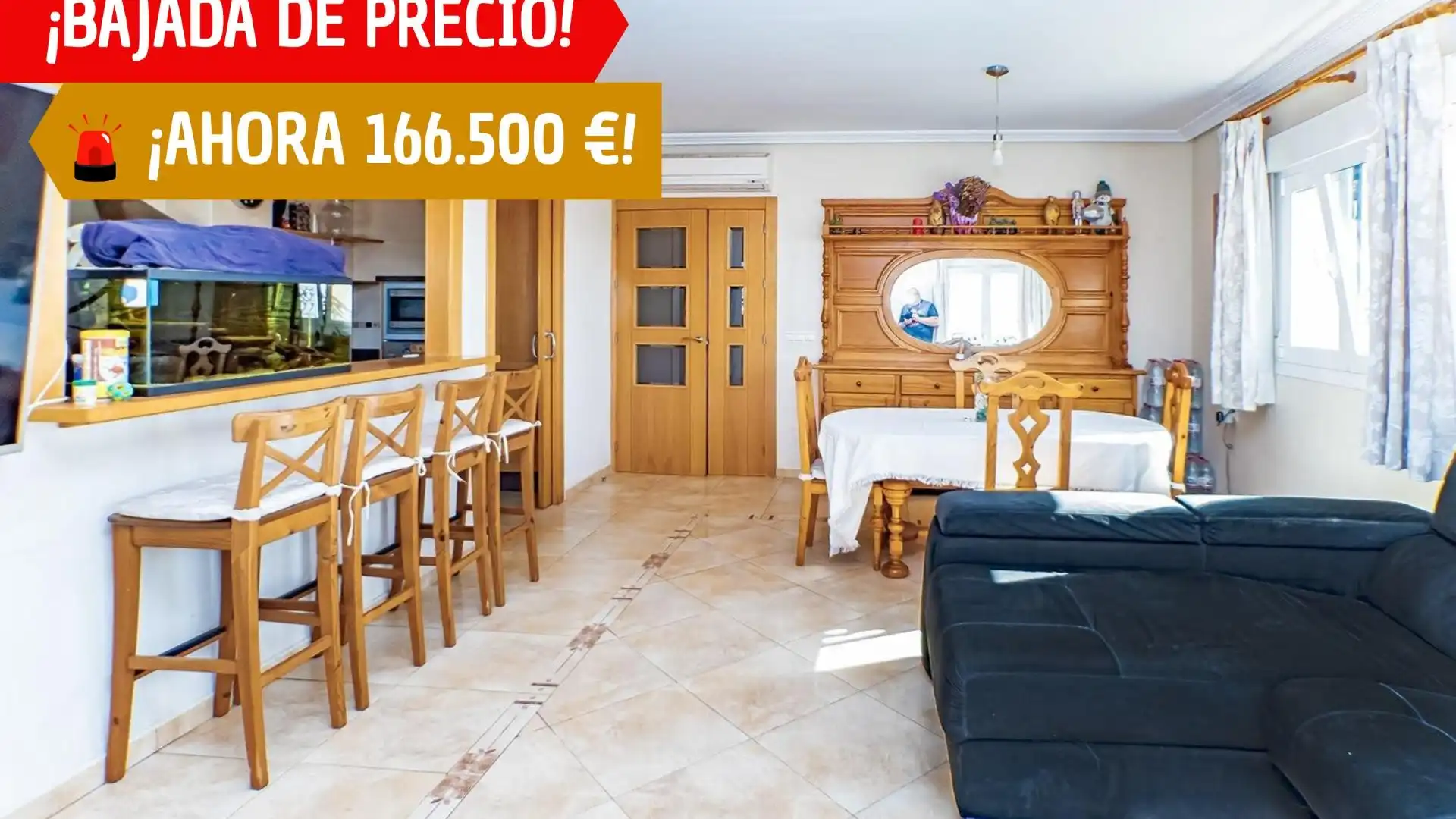 Jardí de Pis en venda en Roquetas de Mar amb Aire condicionat, Terrassa i Traster