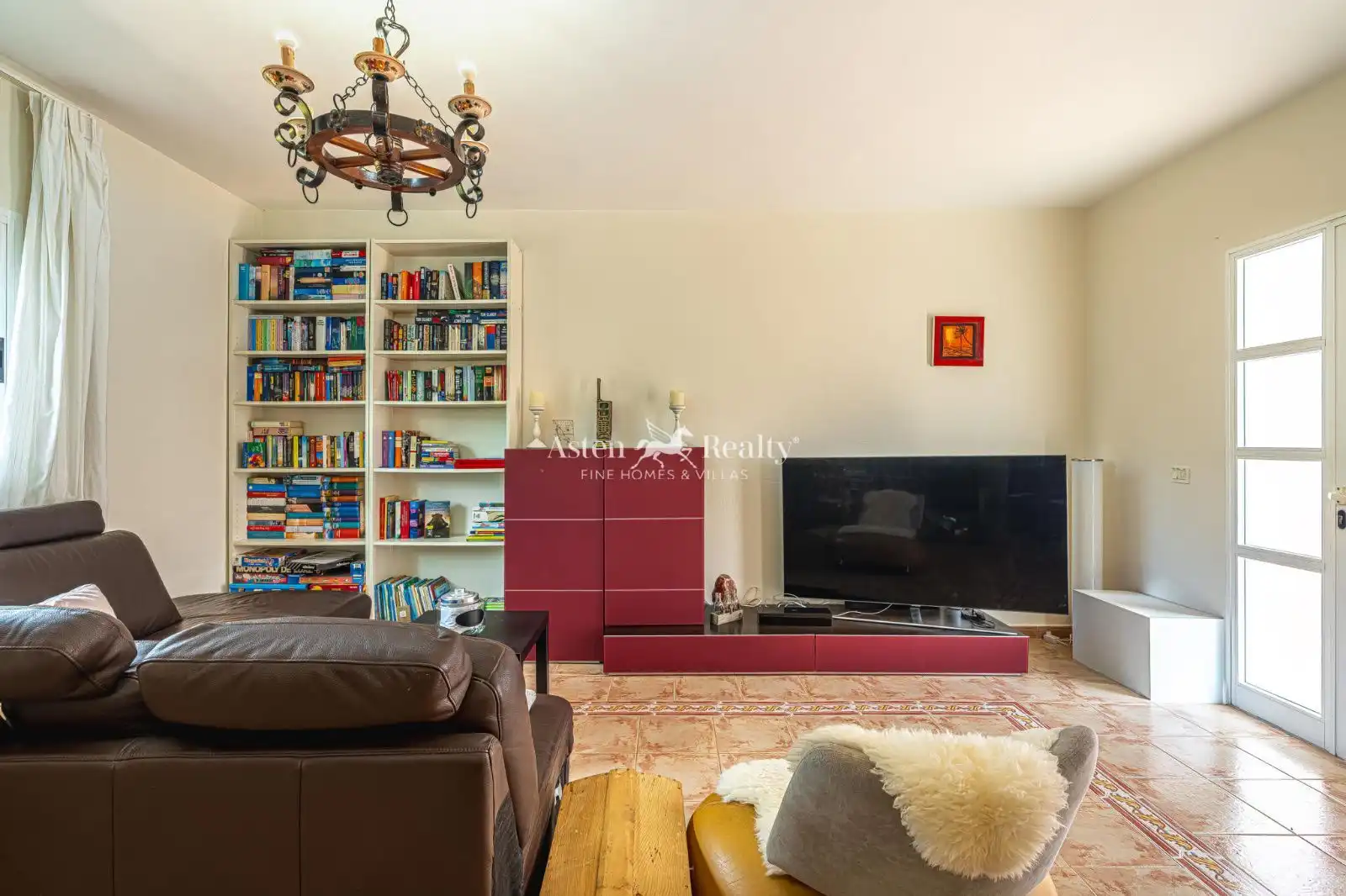 Sala de estar de Casa o chalet en venta en Santiago del Teide con Aire acondicionado, Calefacción y Piscina