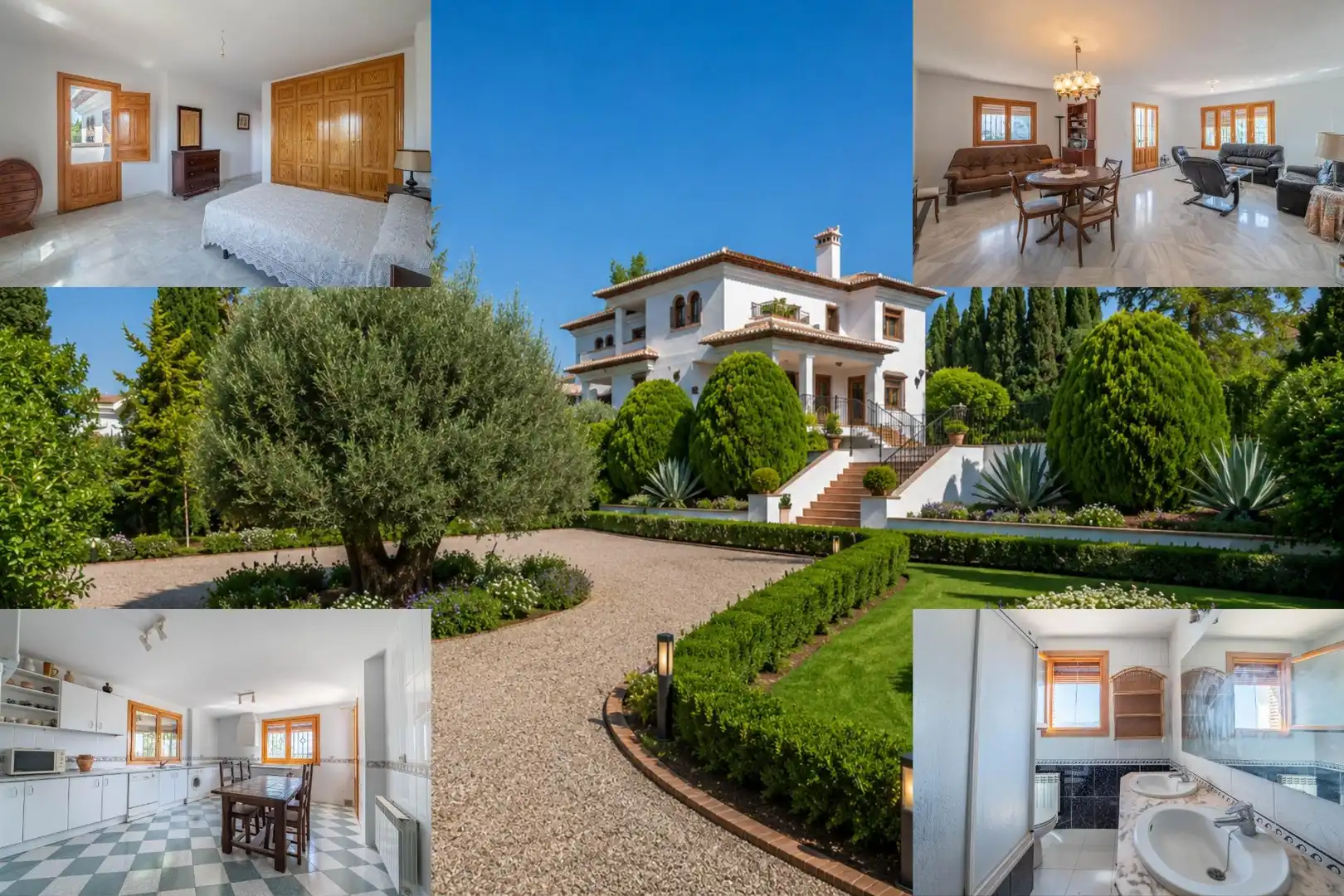 Vista exterior de Casa o xalet en venda en Las Gabias amb Calefacció, Jardí privat i Terrassa