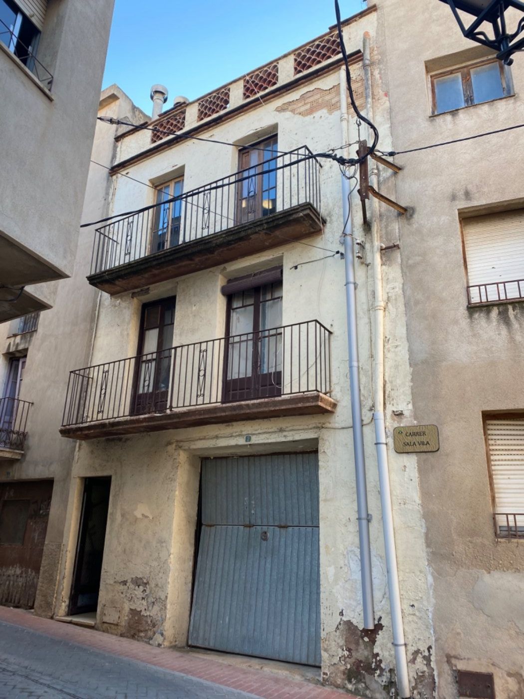 Exterior view of Country house for sale in Godall  with Terrace, Storage room and Balcony