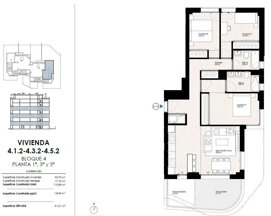 Apartment with pool for sale in N/A, imagen 18