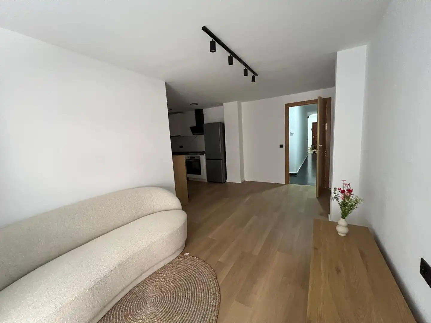 Living room of Flat for sale in Ontinyent  with Parquet flooring, Storage room and Furnished