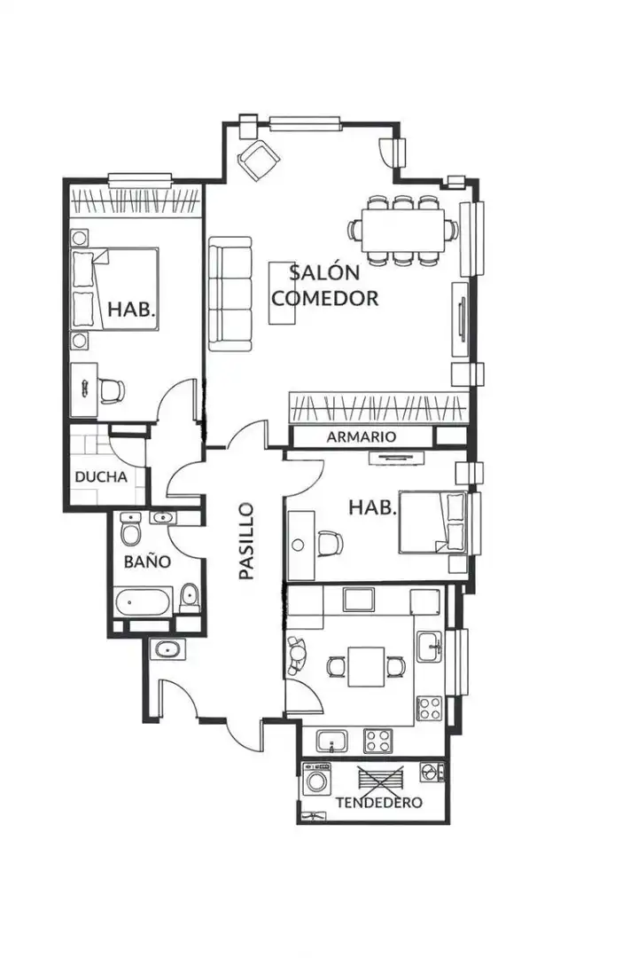 Piso en venta en Madrid con Aire acondicionado, Calefacción y Parquet