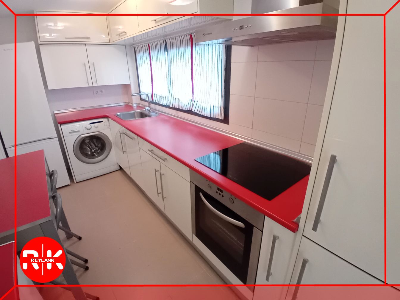 Cuina de Pis de lloguer en San Fernando de Henares amb Calefacció, Terrassa i Forn