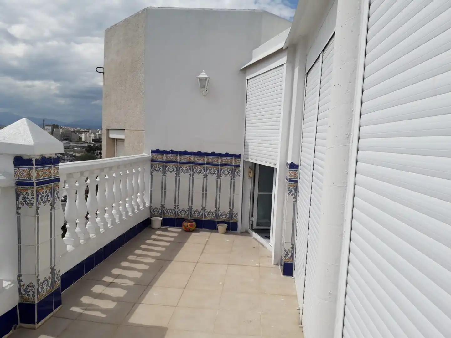 Balcony of Flat for rent in Málaga  with Furnished