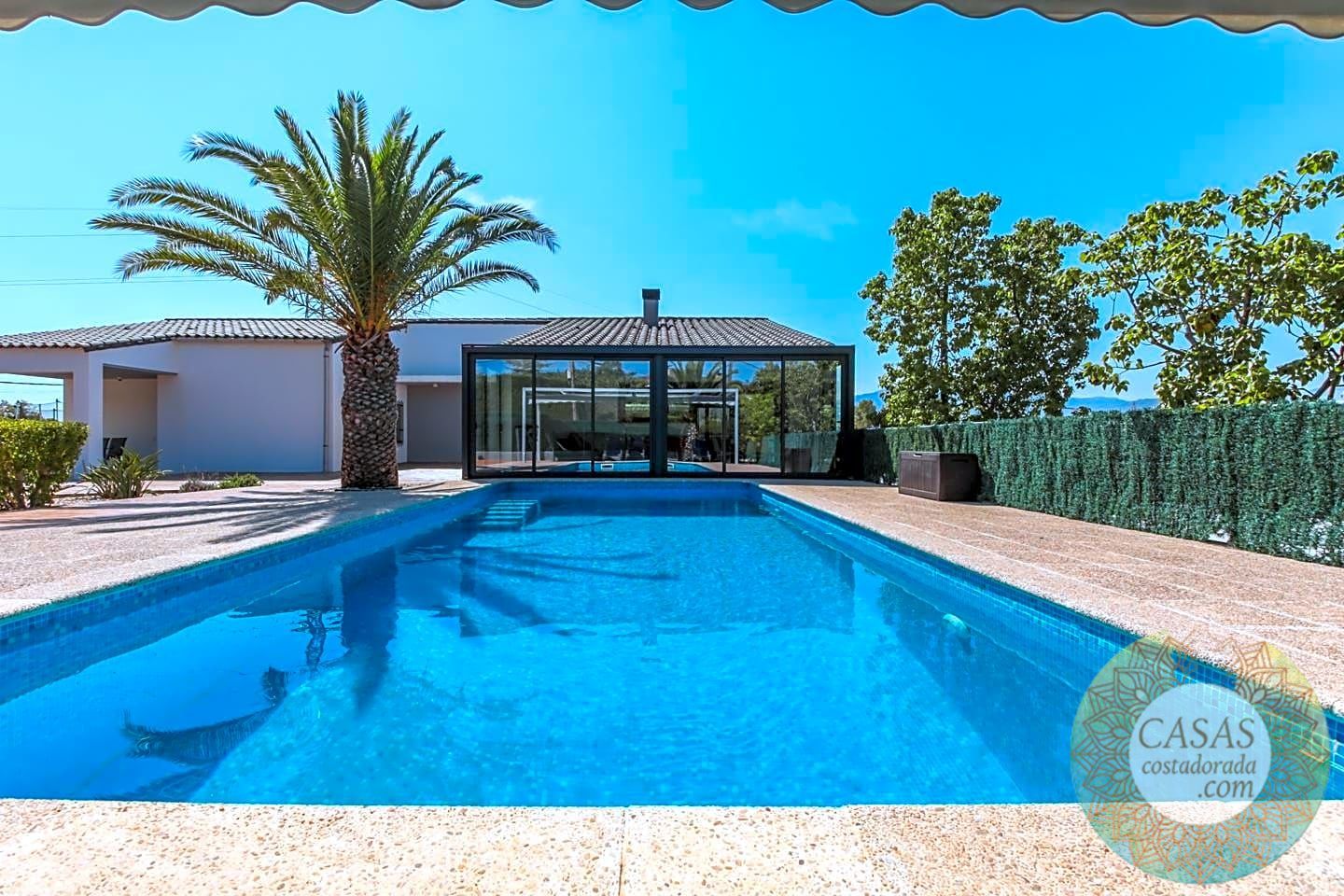 Swimming pool of House or chalet for sale in Tortosa  with Air Conditioner, Heating and Private garden