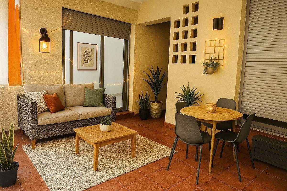Living room of Flat for sale in Marbella  with Terrace