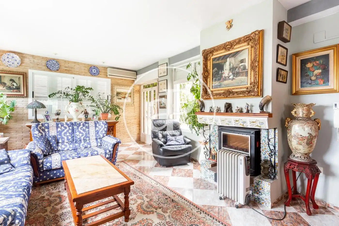 Living room of Houses for sale in Cullera  with Air Conditioner, Heating and Private garden