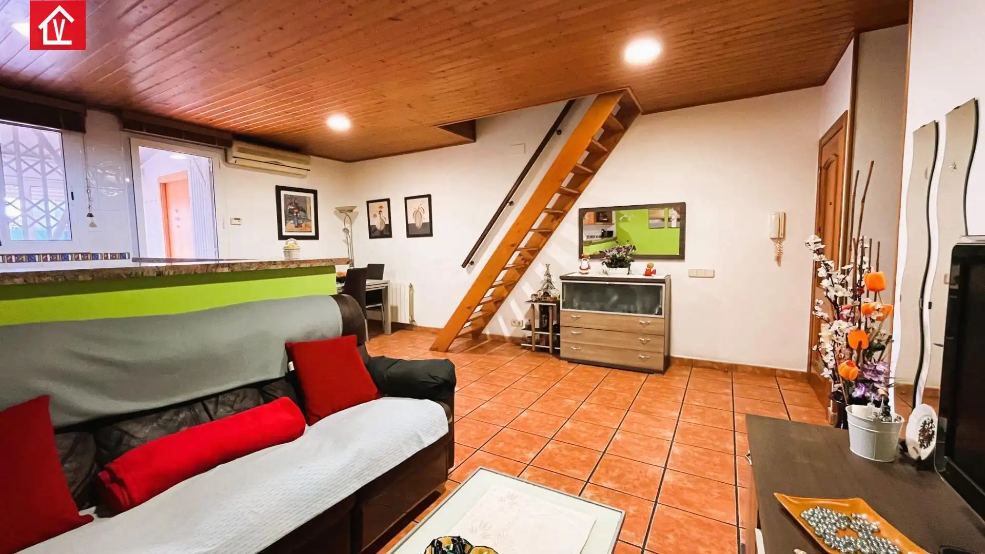 Sala de estar de Piso en venta en Sabadell con Aire acondicionado, Calefacción y Terraza