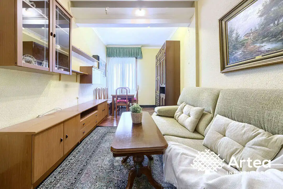 Sala d'estar de Pis de lloguer en Bilbao  amb Calefacció
