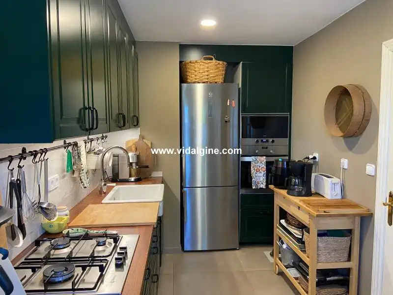 Cocina de Casa adosada en venta en Os de Balaguer con Aire acondicionado, Calefacción y Jardín privado