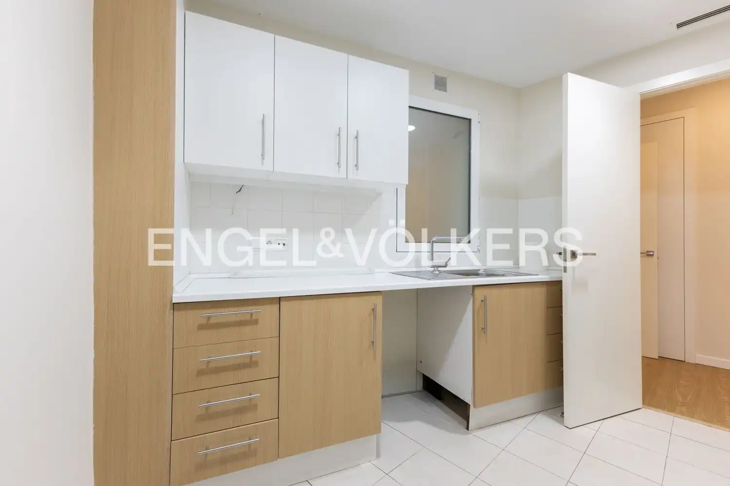 Cocina de Piso de alquiler en Valencia con Aire acondicionado, Calefacción y Parquet
