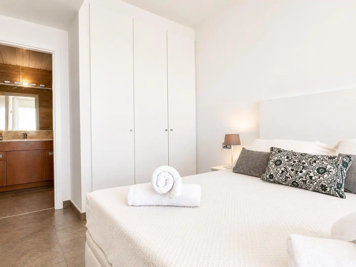 Dormitori de Apartament en venda en Castell d'Aro, Platja d'Aro i s'Agaró amb Calefacció, Jardí privat i Terrassa