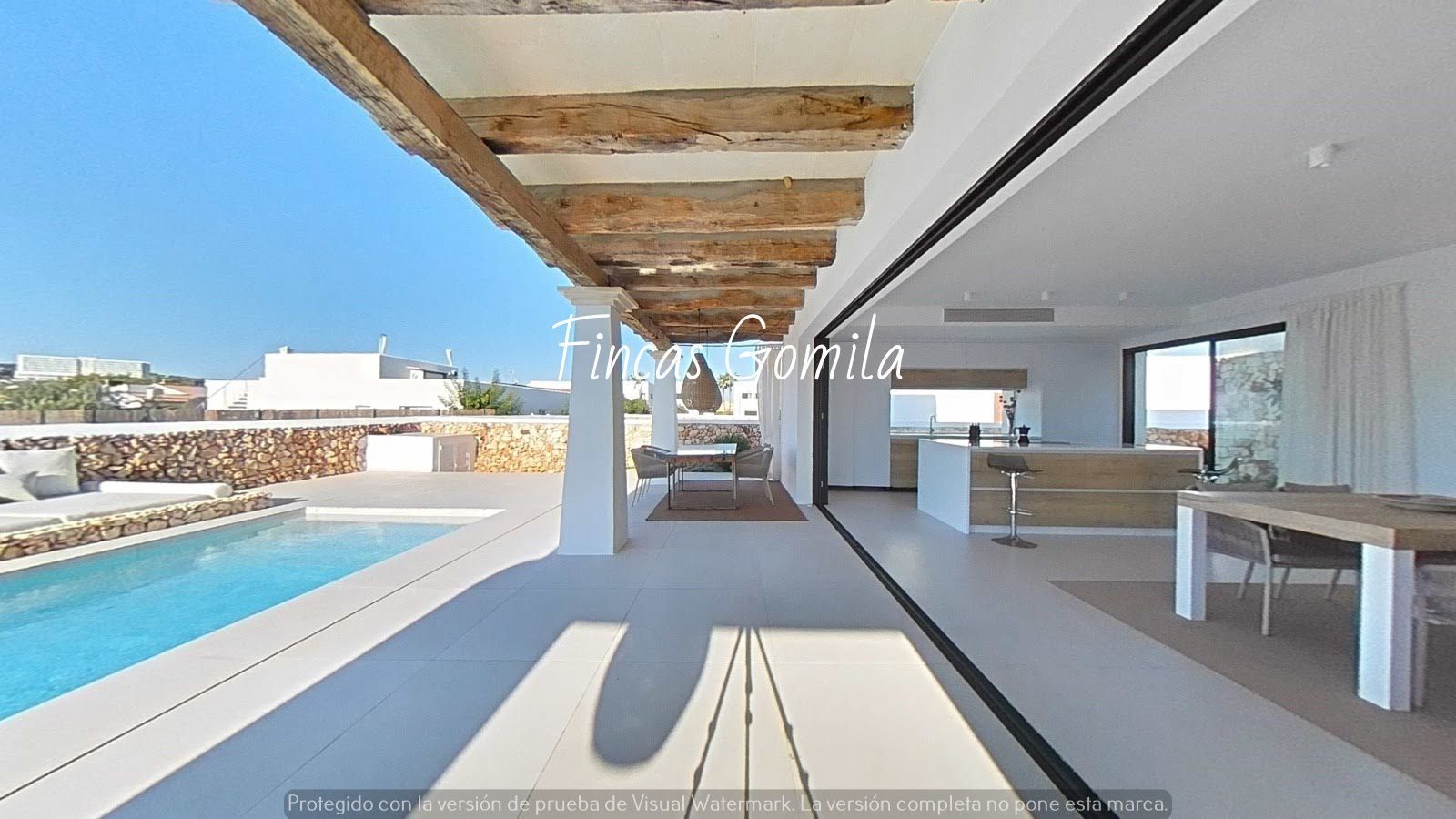 Exterior view of Houses for sale in Es Mercadal  with Air Conditioner, Heating and Private garden