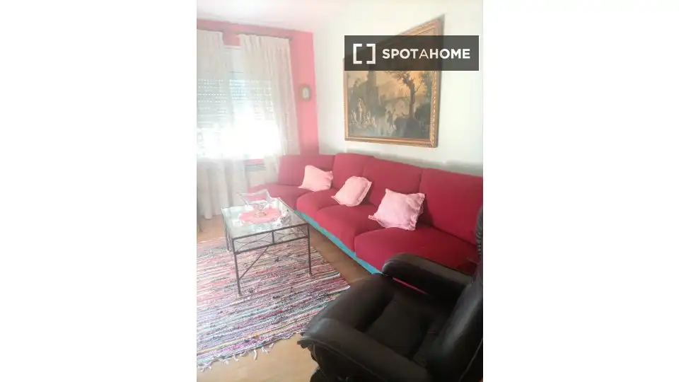 Living room of Flat for share in Abrera  with Air Conditioner, Heating and Furnished