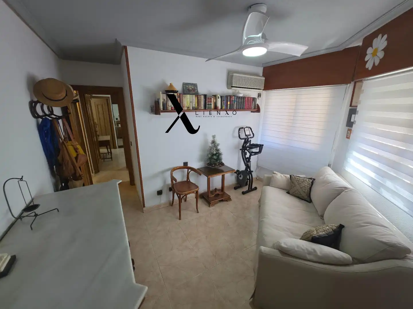 Wohnzimmer von Wohnung zum Verkauf in Murcia mit Klimaanlage, Heizung und Möbliert