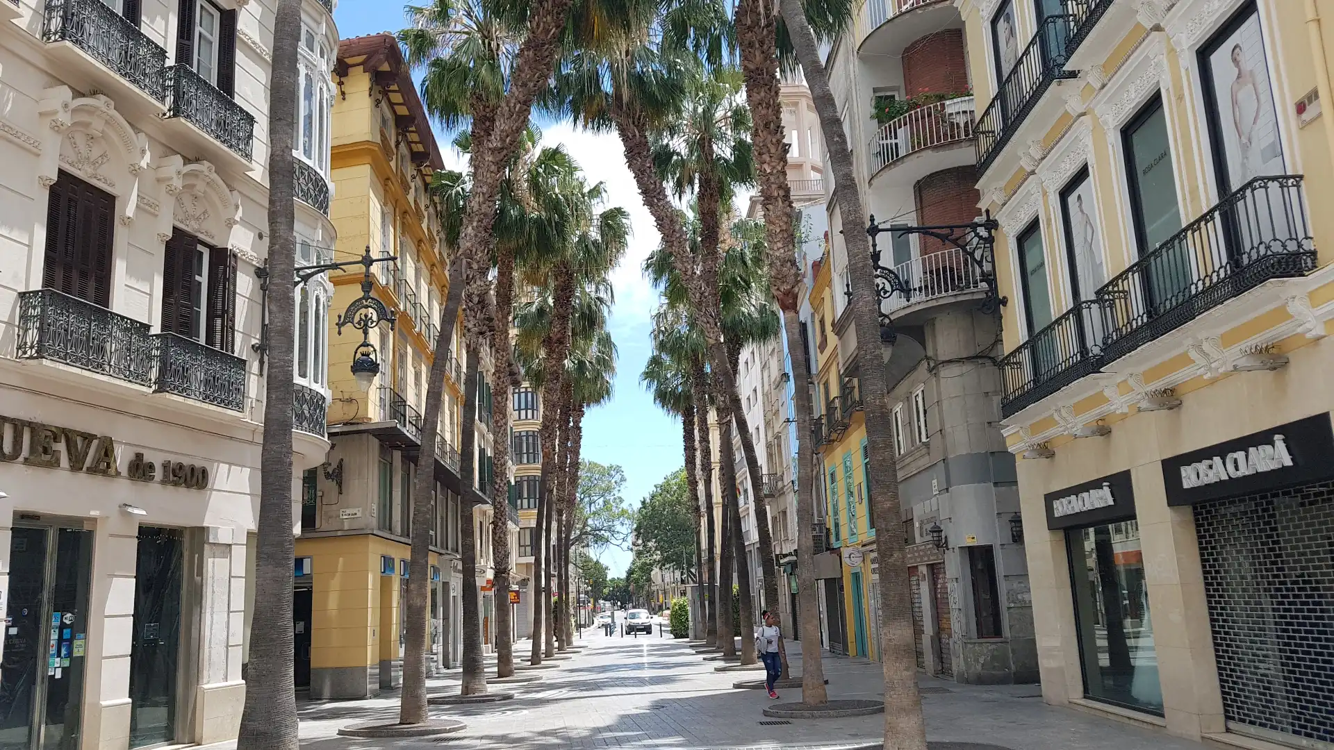 Vista exterior de Apartamento de alquiler en Málaga con Aire acondicionado, Calefacción y Amueblado