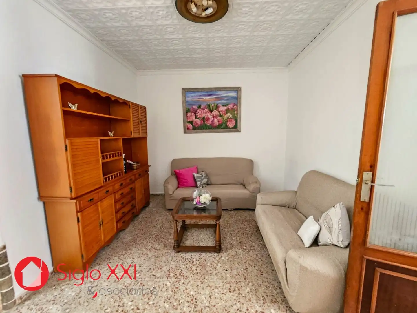 Sala de estar de Casa o chalet en venta en Burriana / Borriana con Terraza, Trastero y Amueblado