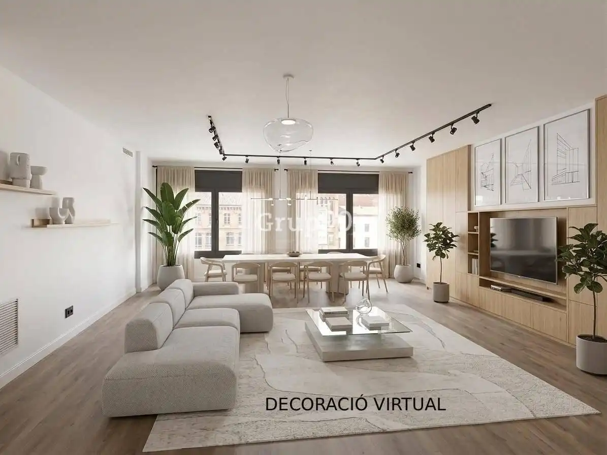 Sala d'estar de Pis en venda en Lleida amb Aire condicionat, Calefacció i Parquet