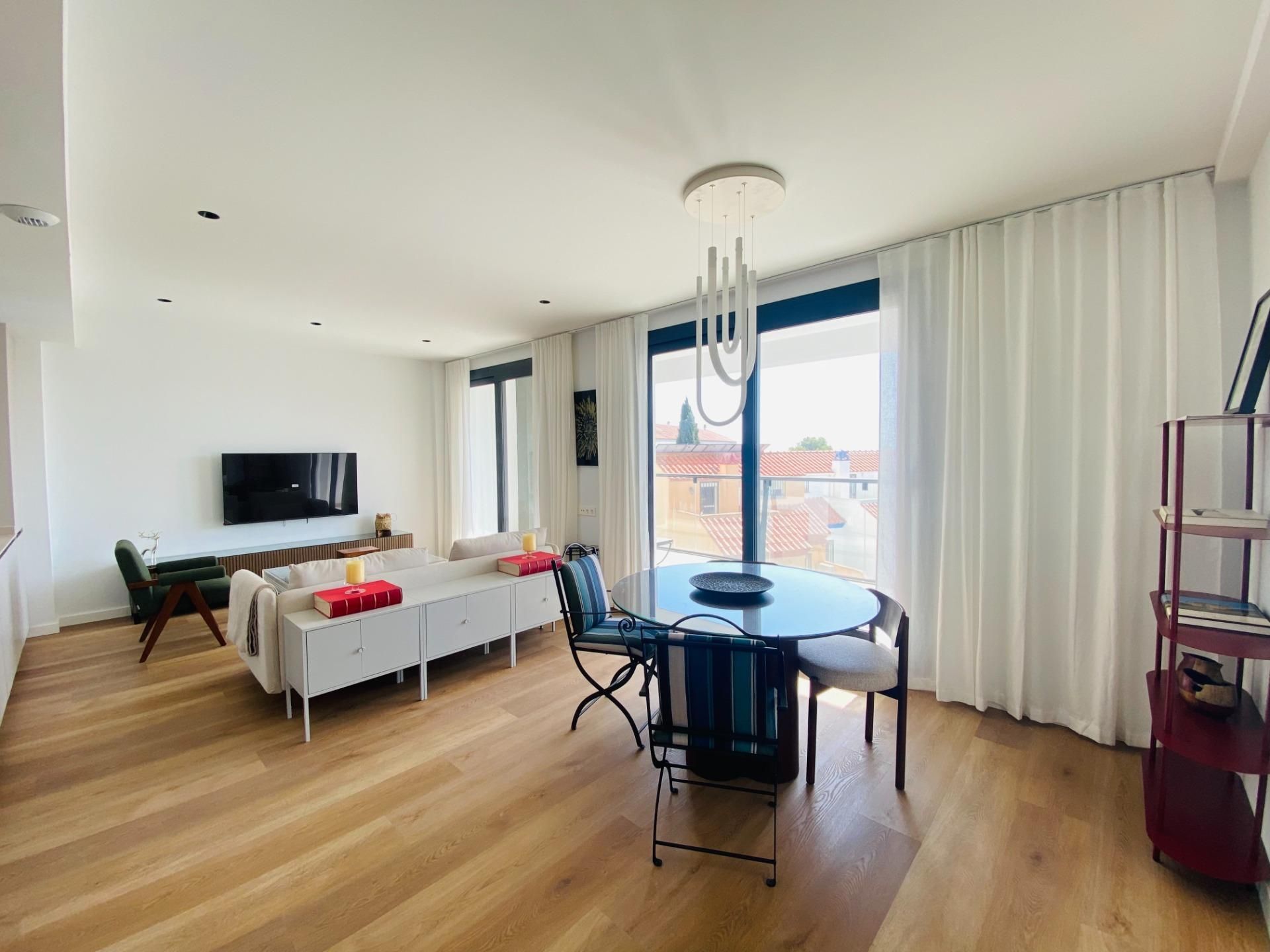 Living room of Apartment to rent in Torremolinos  with Air Conditioner, Heating and Private garden