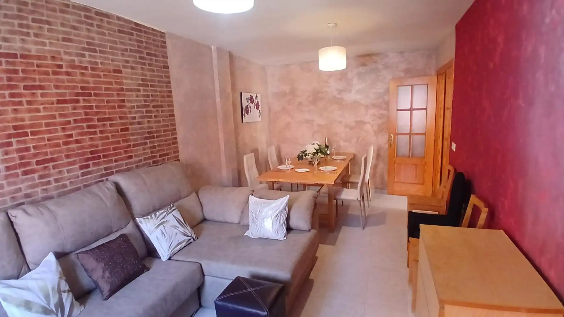 Living room of Flat for sale in Vícar  with Storage room, Furnished and Community pool