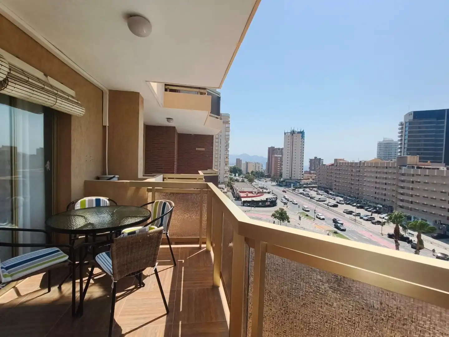 Balcony of Flat for rent in Benidorm  with Air Conditioner, Terrace and Furnished