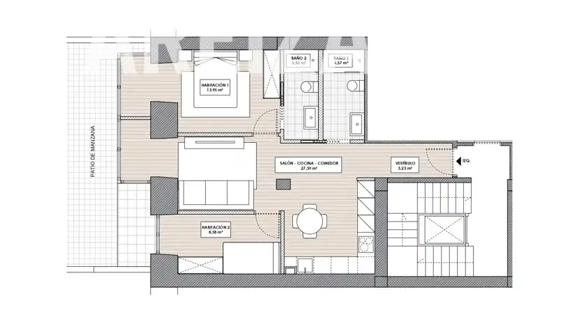 Piso en venta en Donostia - San Sebastián  con Calefacción, Terraza y Balcón