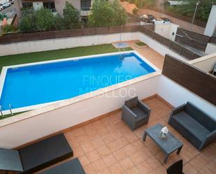 Swimming pool of House or chalet for sale in El Masnou  with Air Conditioner, Terrace and Swimming Pool