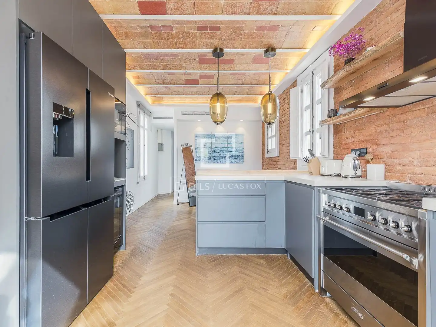 Cocina de Ático en venta en Barcelona con Aire acondicionado, Terraza y Amueblado
