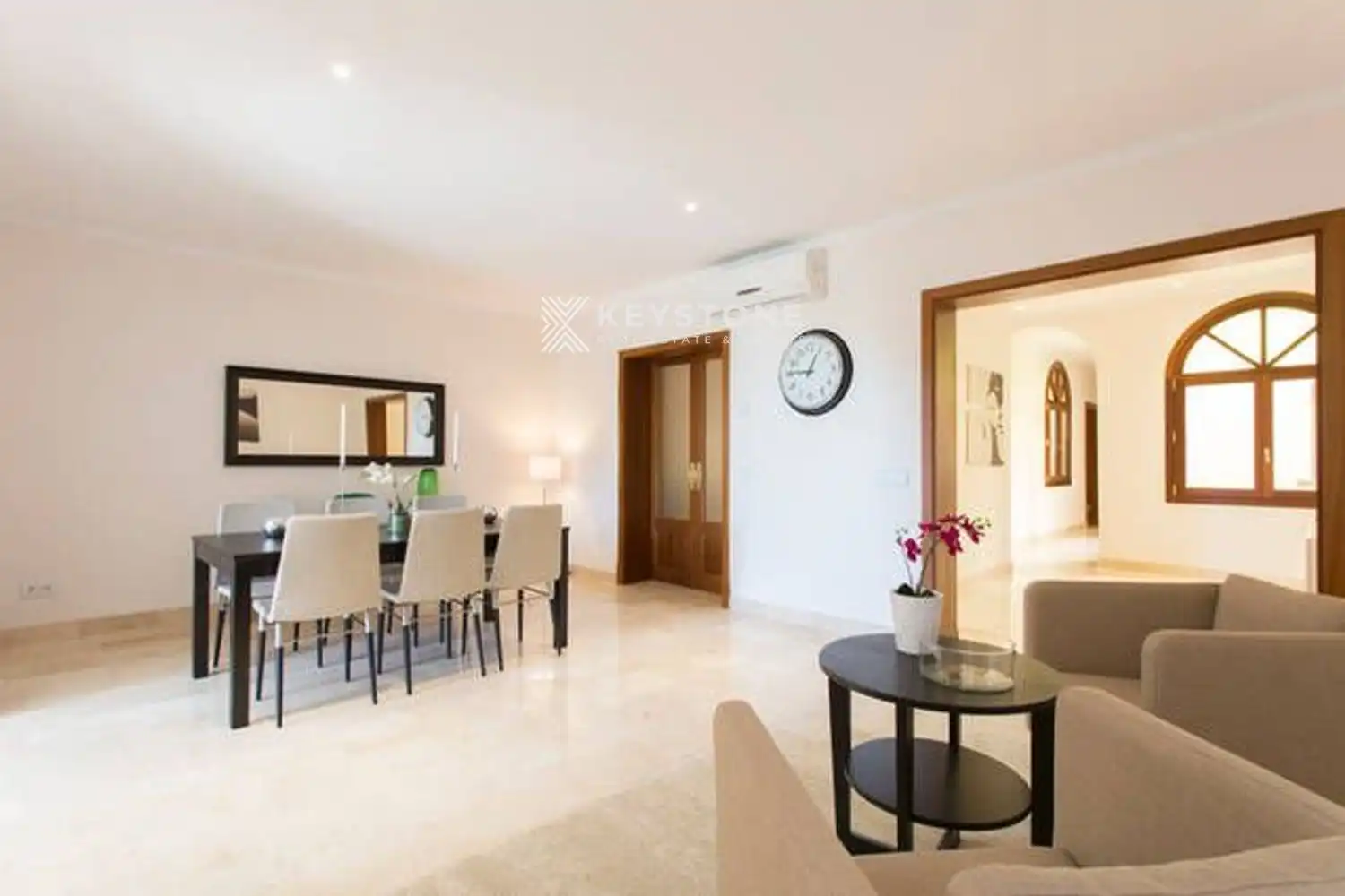 Dining room of Flat for rent in Manacor  with Air Conditioner and Furnished