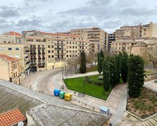 Exterior view of Flat for sale in Salamanca Capital  with Heating, Terrace and Furnished