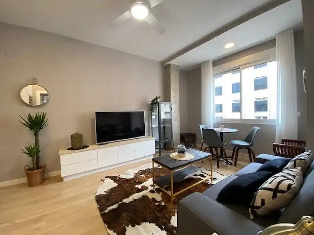 Sala de estar de Apartamento de alquiler en Murcia con Aire acondicionado, Calefacción y Amueblado
