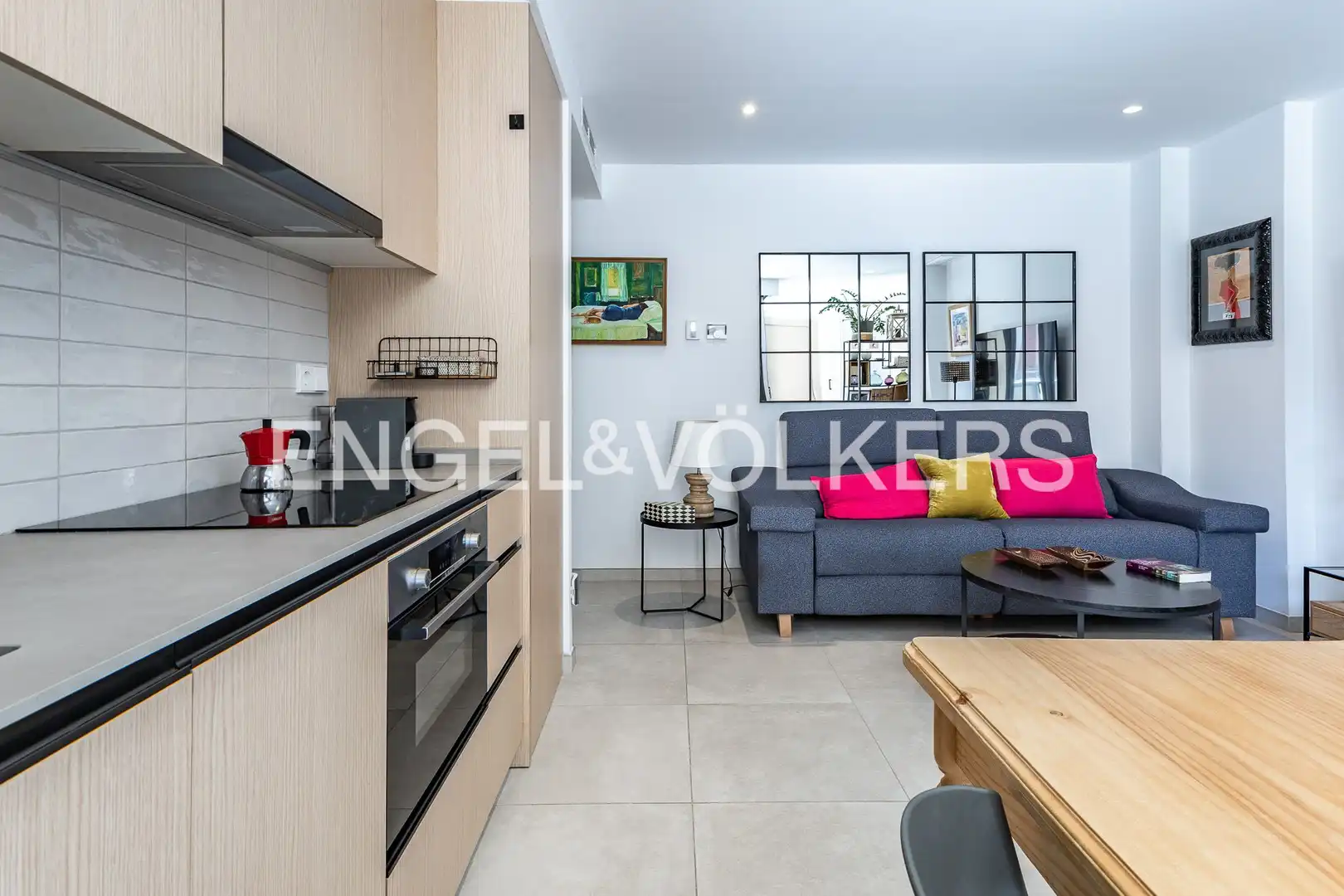 Cocina de Piso en venta en Sant Cugat del Vallès con Aire acondicionado, Calefacción y Jardín privado