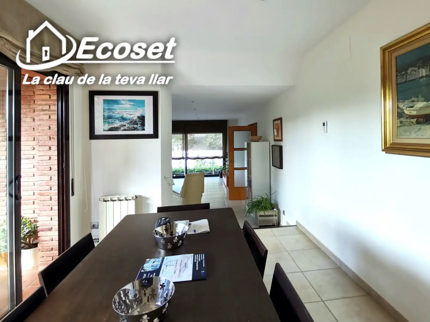 Dining room of Houses for sale in Corbera de Llobregat  with Heating, Private garden and Parquet flooring