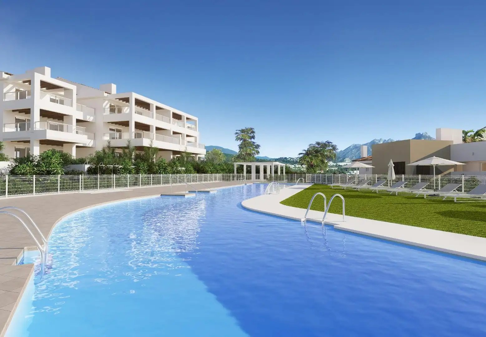 Piscina de Àtic en venda en Benahavís amb Aire condicionat, Calefacció i Jardí privat