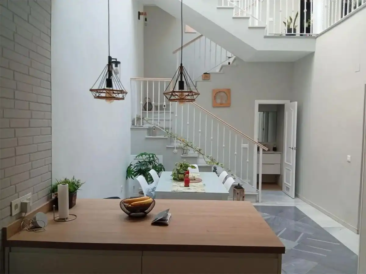 Esszimmer von Haus oder Chalet zum Verkauf in Dos Hermanas mit Terrasse, Möbliert und Ofen