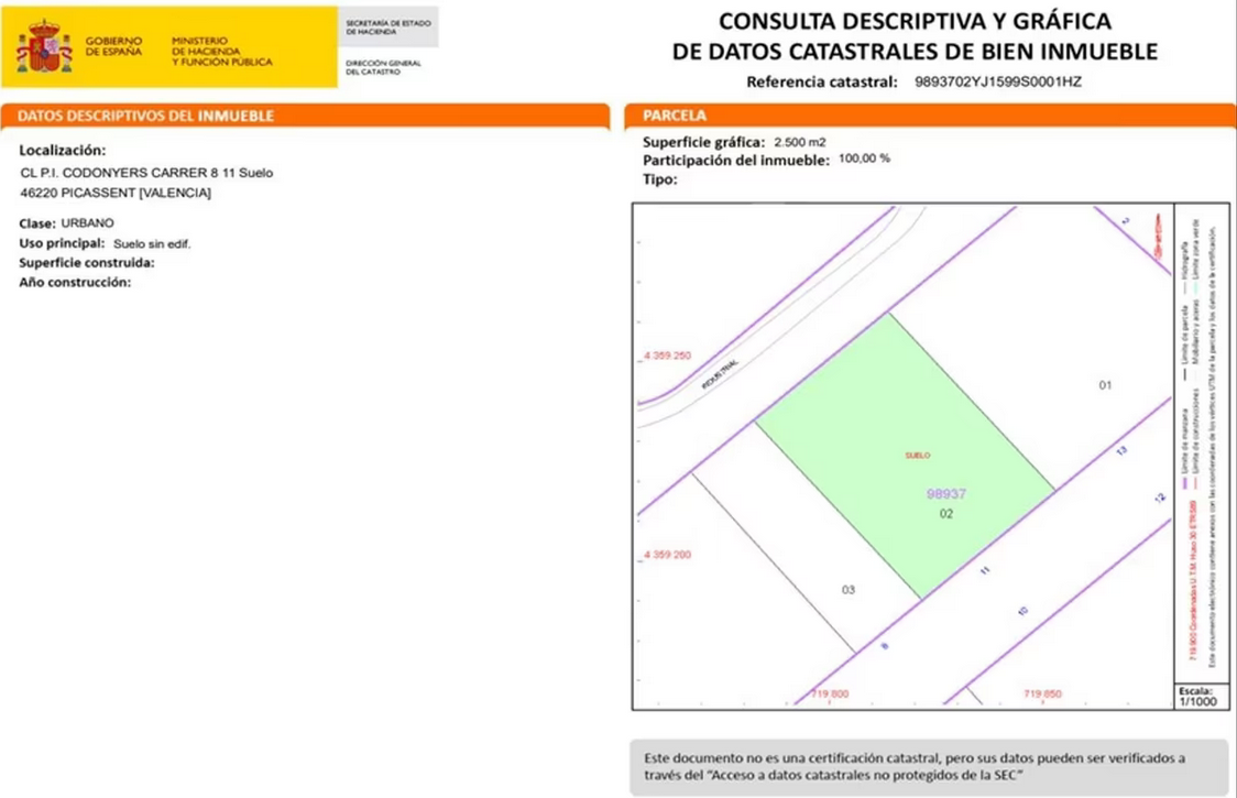 Terreno industrial en venta en Calle 6