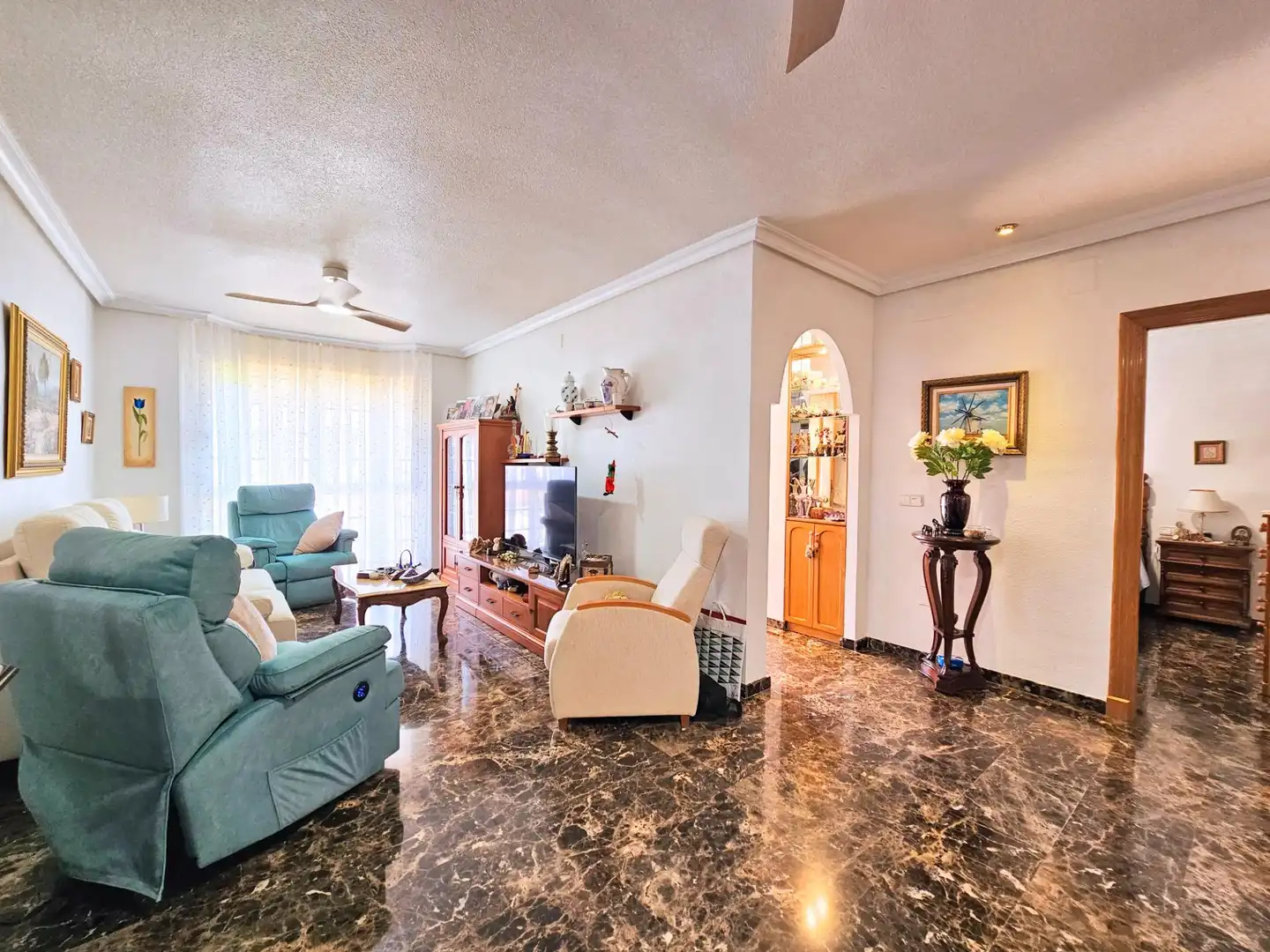Sala de estar de Casa o chalet en venta en Cartagena con Aire acondicionado, Jardín privado y Terraza