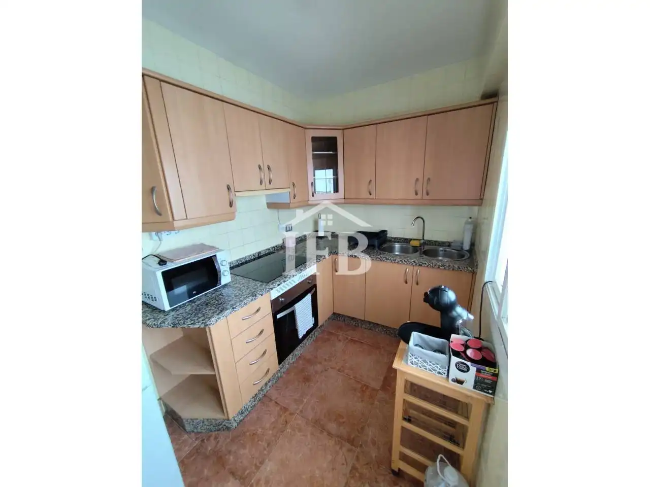Kitchen of Flat for rent in Badajoz  with Air Conditioner, Heating and Furnished