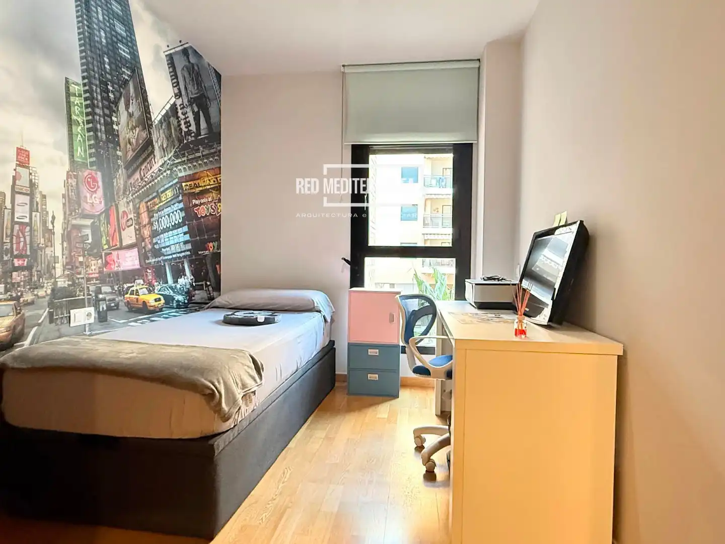 Bedroom of Flat for sale in Gandia  with Air Conditioner, Heating and Parquet flooring