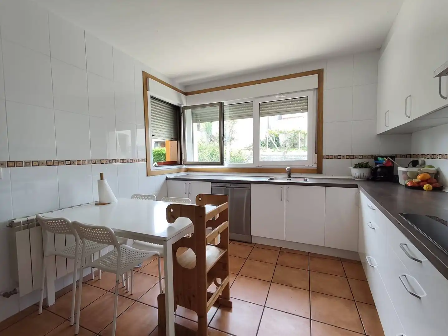 Cocina de Casa adosada en venta en Teo con Calefacción, Jardín privado y Terraza