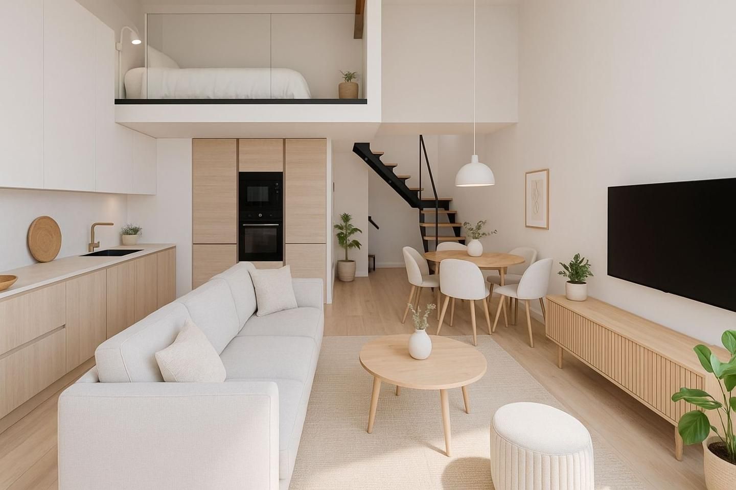 Living room of Flat for sale in A Coruña Capital   with Heating and Terrace