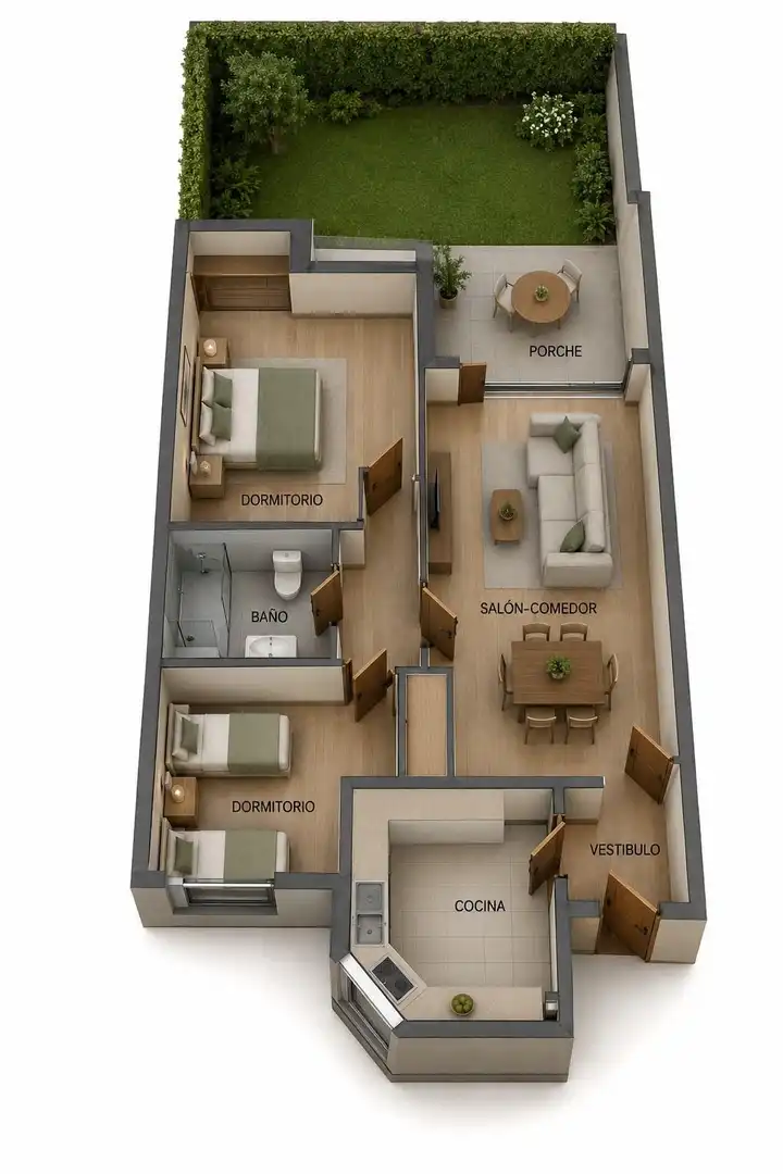 Piso en venta en Las Rozas de Madrid con Calefacción, Jardín privado y Piscina comunitaria