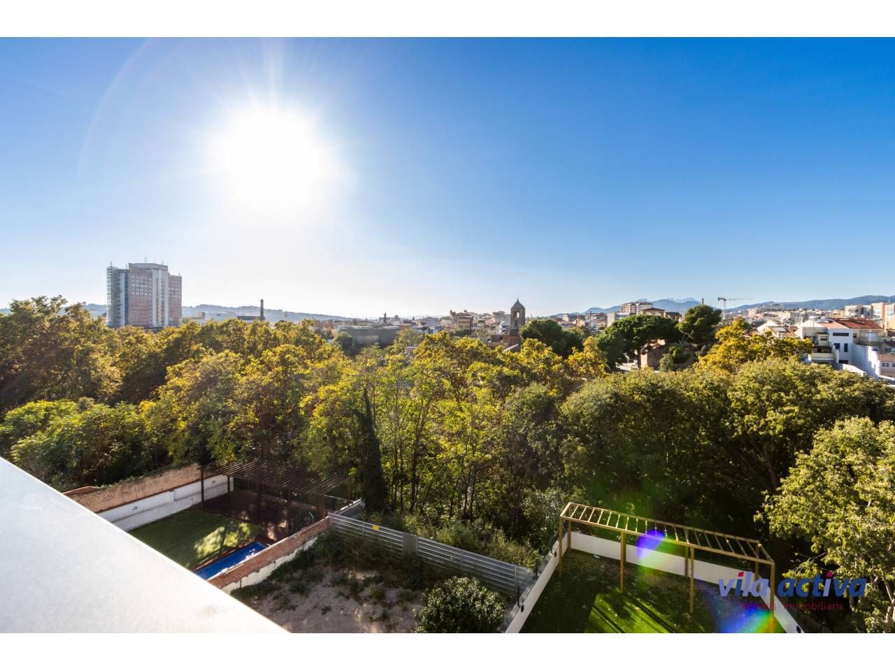 Garden of Duplex for sale in Terrassa  with Air Conditioner, Heating and Parquet flooring