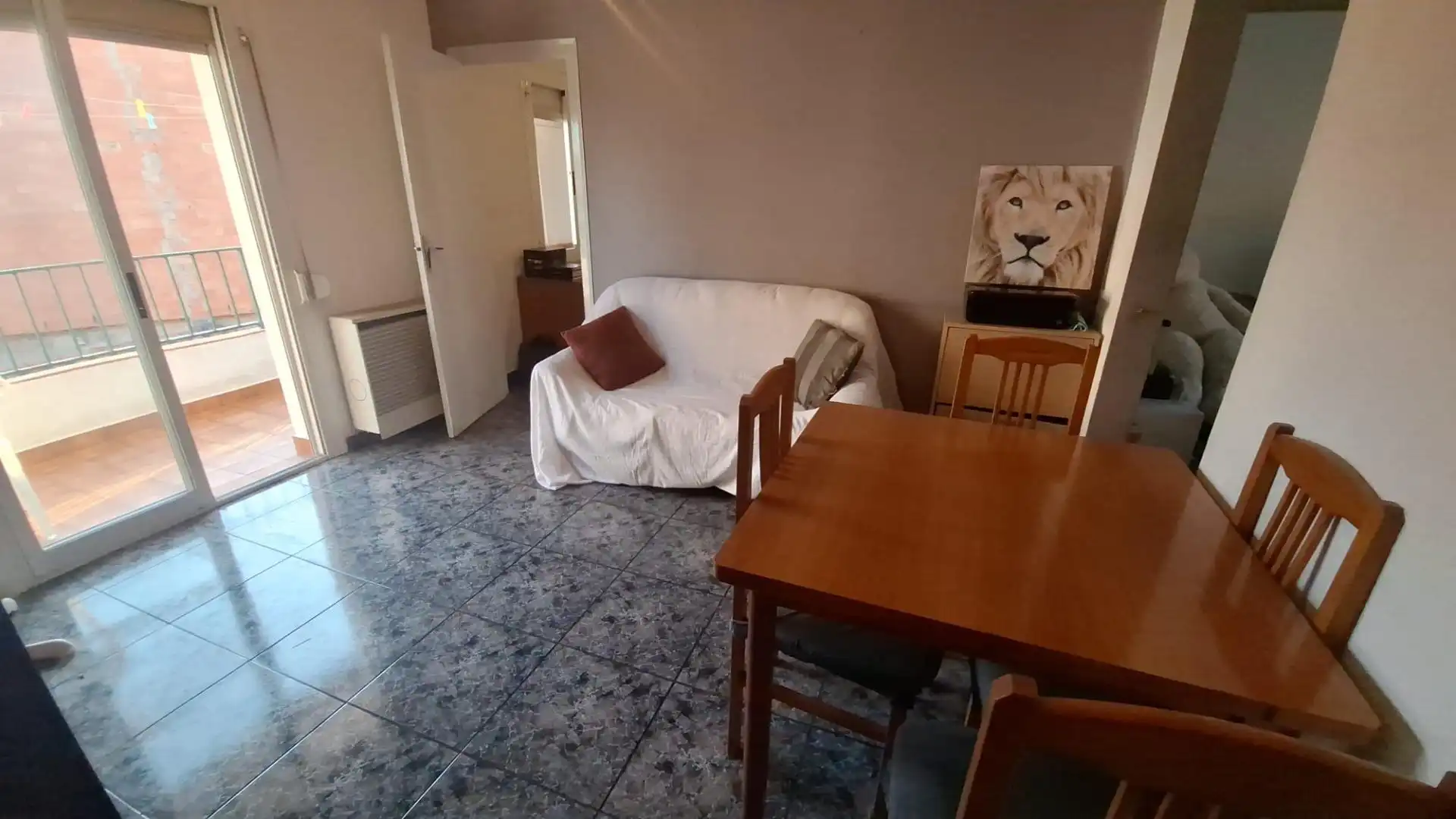 Sala de estar de Piso en venta en Sabadell con Terraza