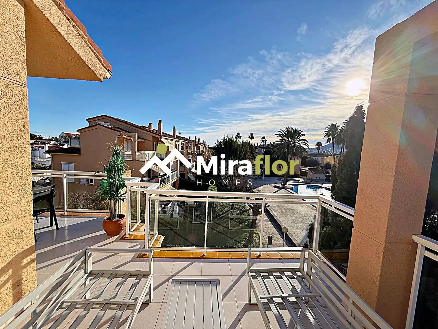 Terraza de Apartamento en venta en Dénia con Aire acondicionado, Terraza y Amueblado
